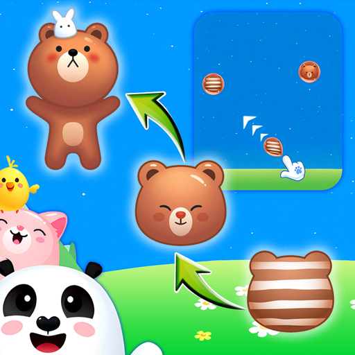 Animal Merge: Bubble Shooter img