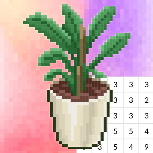 Coloring by Numbers. Pixel Rooms img