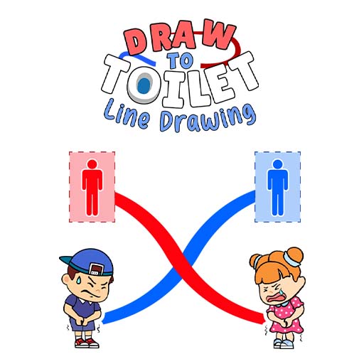 Draw To Toilet - Line Drawing img