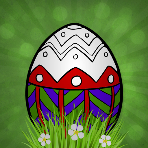Handmade Easter Eggs Coloring Book img